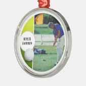 Foto Golf Player |  Metalen Ornament (Links)
