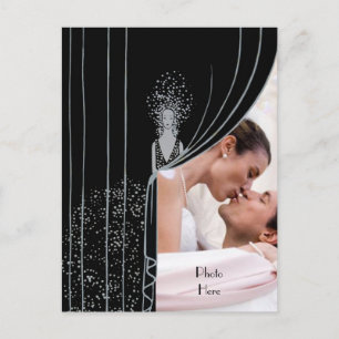 FOTO Gordijn Mode Bord ~ Briefkaart Uitnodiging