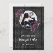 Foto Gothic Rozen Save The Date (Voorkant)