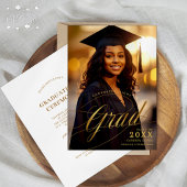 Foto Goud Afstuderen Ceremonie & Diner Event Kaart