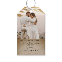 Foto, Gouden bladeren Bruiloft Save the Date