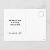 Foto: gouden glitter sterren met mooie kerstdagen feestdagenkaart (Achterkant)