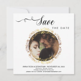 *~* FOTO Gouden Krans Trouwen Save the Date