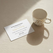 Foto gouden lijst verloofde aankondiging feestkaar