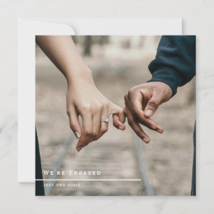 Foto, gouden script, bekendmaking aankondiging