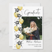 Foto Graduatie Party Ballonnen Aankondiging (Voorkant)