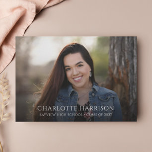 Foto Graduation Party Bohemian Floral Kaart