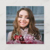 Foto Graduation Party Informatiekaartje (Voorkant)
