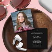 Foto Graduation Party Informatiekaartje