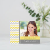 Foto Graduation Party Invitation Briefkaart Chevro (Staand voorkant)