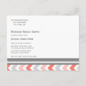 Foto Graduation Party Invitation Briefkaart Chevro (Achterkant)