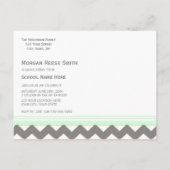 Foto Graduation Party Invitation Briefkaart Chevro (Achterkant)