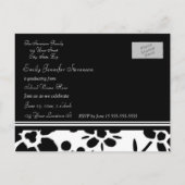 Foto Graduation Party Invitation Briefkaarten (Achterkant)