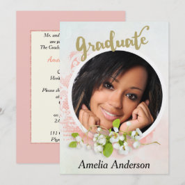 Foto Graduation Party Invitation Kaart