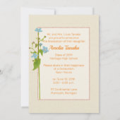 Foto Graduation Party Invitation Kaart (Achterkant)