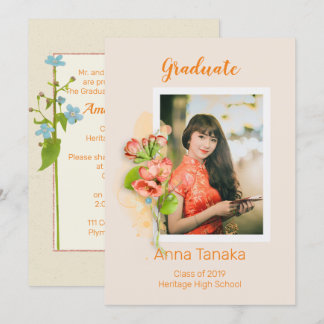 Foto Graduation Party Invitation Kaart