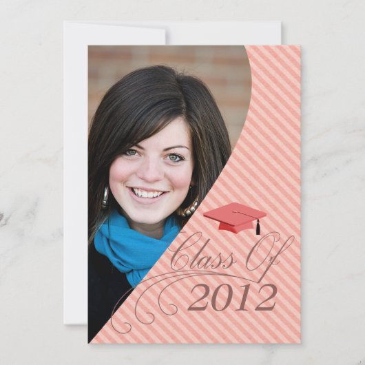 Foto Graduation Party Invitation Kaart (Voorkant)