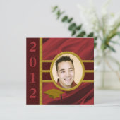 Foto Graduation Party Invitation Kaart (Staand voorkant)