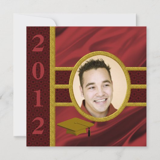 Foto Graduation Party Invitation Kaart (Voorkant)