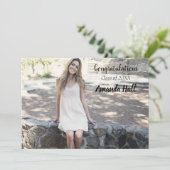 Foto Graduation Party Invitation Kaart (Staand voorkant)