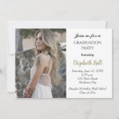 Foto Graduation Party Invitation Kaart (Achterkant)