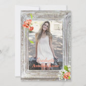 Foto Graduation Party Invitation Kaart (Voorkant)