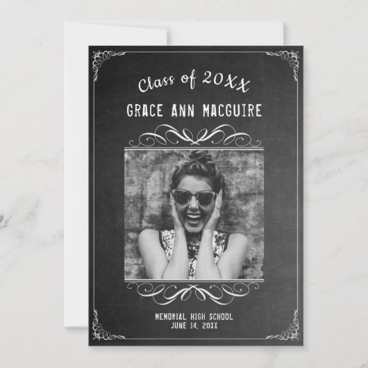 Foto Graduation Party Kaart (Voorkant)