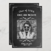 Foto Graduation Party Kaart (Voorkant / Achterkant)