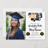 Foto Graduation Party Kaart (Voorkant)