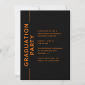 Foto Graduation Party Modern Script Black Sinaasap (Achterkant)