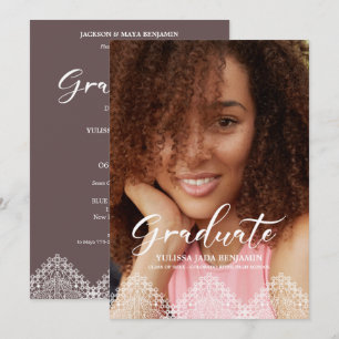 Foto Graduation Party Romantic Lace Kaart