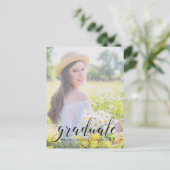 Foto Graduation Party Uitnodiging Briefkaart (Staand voorkant)