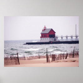 foto Grand Haven Beach Poster