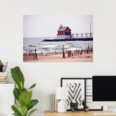foto Grand Haven Beach Poster (Thuiskantoor)