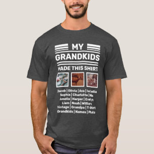 Foto: Grandpa T-Shirt met Grandchildren Names