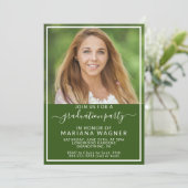 Foto Green High School afstudeerfeest Kaart (Staand voorkant)