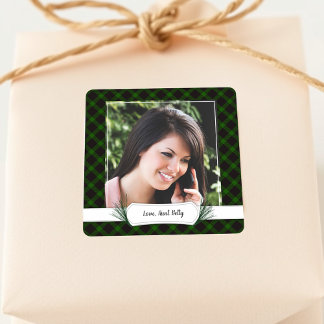 Foto: Green Pset kerstcadeau Label Stickers
