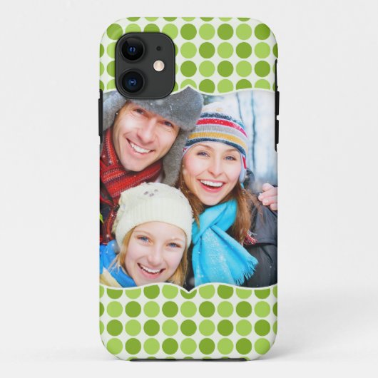 Foto: Green Retro iPhone 5 Hoesje (Achterkant)