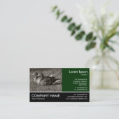 Foto: Greylag Geese (Sepia) Visitekaartje (Staand voorkant)