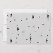 Foto griezelige eerste verjaardagsfeestje met Hall Kaart (Achterkant)