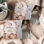 Foto Groen Bosdieren Bosgrond Baby shower Bedankkaart<br><div class="desc">Introductie van onze Butterfly Mushroom Woodland Baby shower bedankje! Druk uw dankbaarheid in stijl uit met onze Butterfly Mushroom Woodland Baby shower Thank You Card. Deze charmante kaart heeft een grillig design geïnspireerd op het betoverende bos, versierd met delicate vlinders, charmante paddenstoelen en weelderig groen. Personaliseer uw boodschap in de...</div>