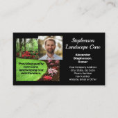 Foto Groen Landschap Gazon Care Business Visitekaartje (Voorkant)