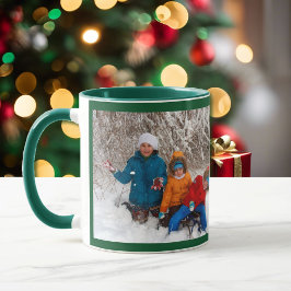 Foto Groen Personaliseer Sjabloon Cadeau Koffie Mo Mok