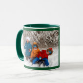 Foto Groen Personaliseer Sjabloon Cadeau Koffie Mo Mok (Voorkant links)