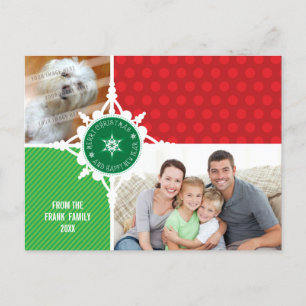 FOTO GROET BRIEFKAART :: sneeuwvlok ontleed 2