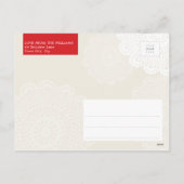 FOTO GROET BRIEFKAART  warme wensen blauw (Achterkant)