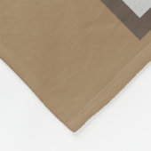 Foto grootkinderen, collage, zij aan zij bruin 6 fleece deken (Hoek)