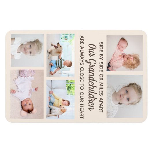 Foto grootkinderen magneet (Horizontaal)