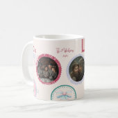 Foto Groovy Notenkraker Retro Pastel Kerstmis Koffiemok (Voorkant links)