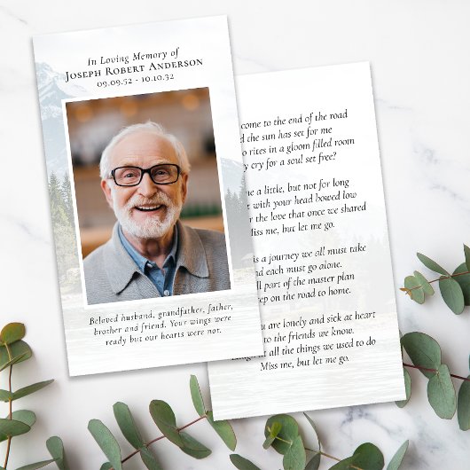 Foto Grote Outdoors River Memorial Prayer Kaart